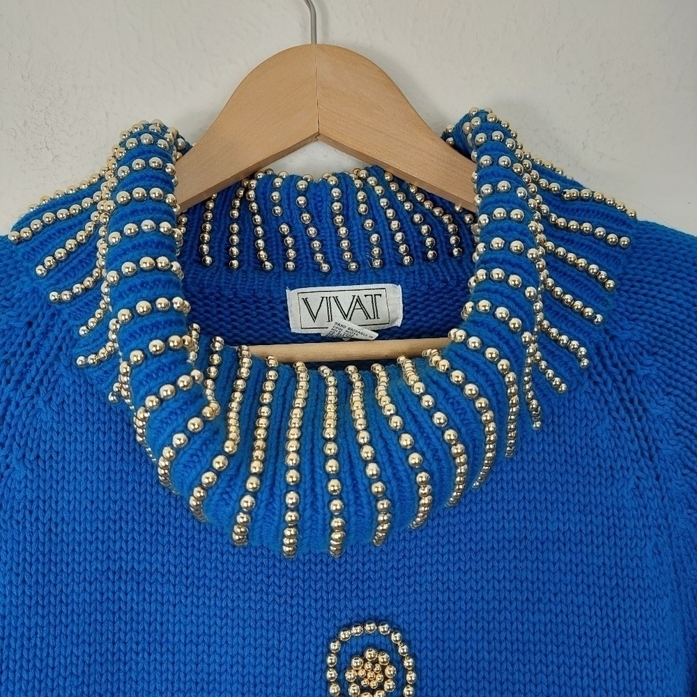 Vintage Y2K 90's Turtleneck Tunic Sweater - Picture 4 of 12